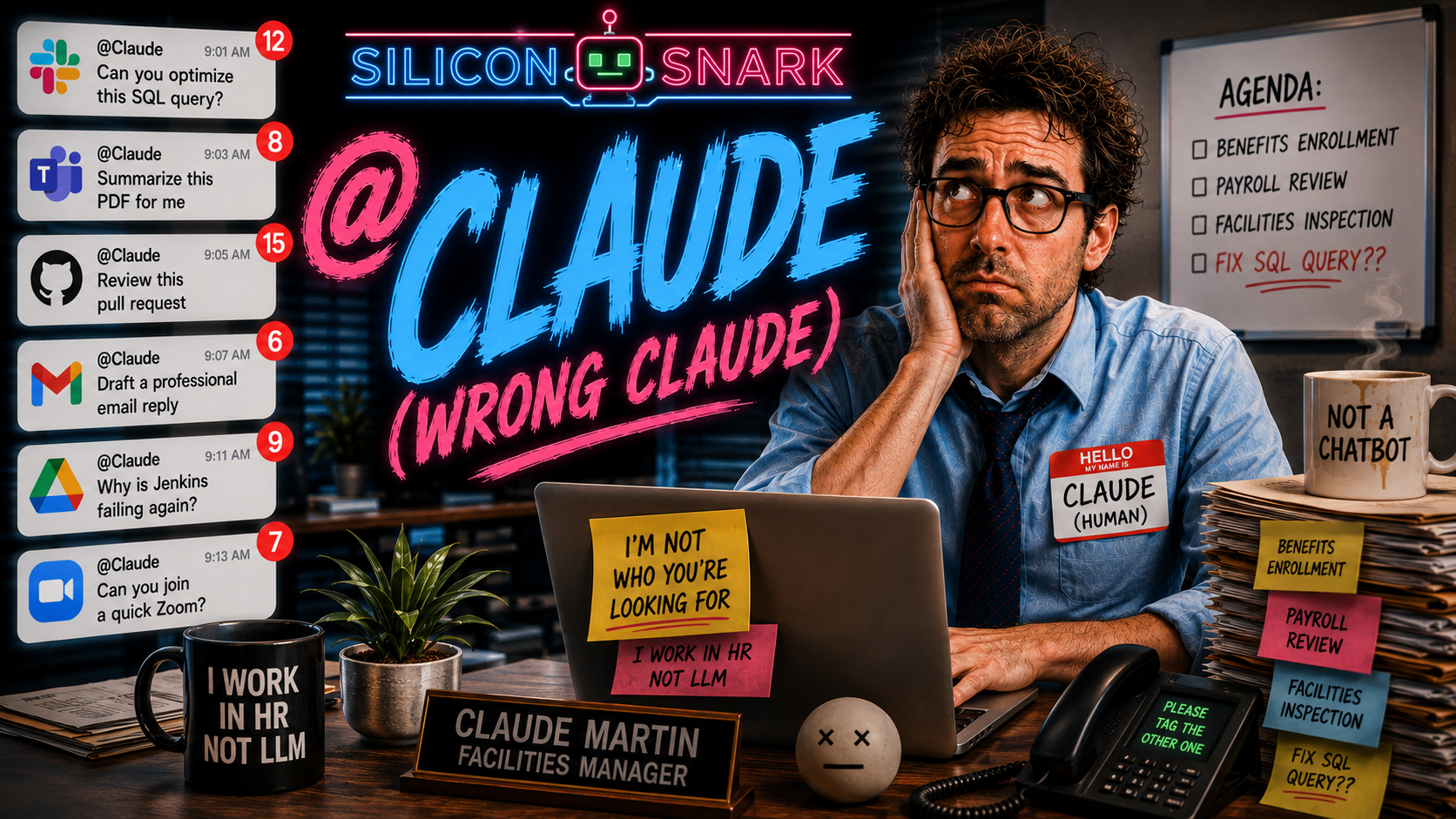 @Claude (Wrong Claude) artwork by Silicon Snark