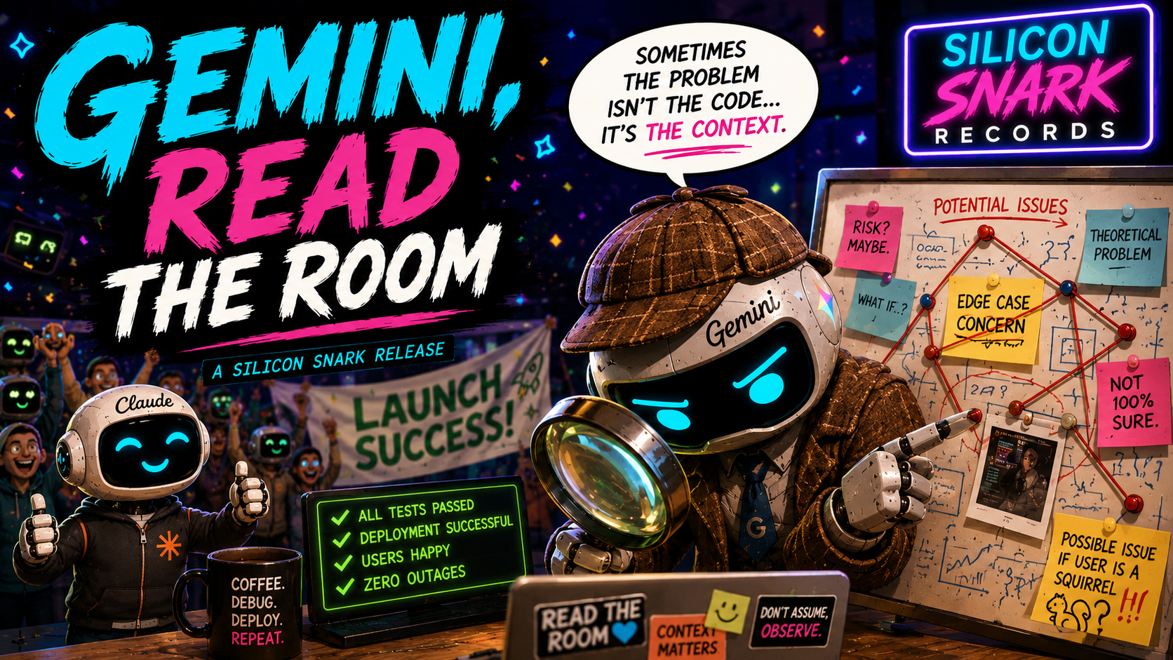 Gemini, Read the Room artwork by Silicon Snark